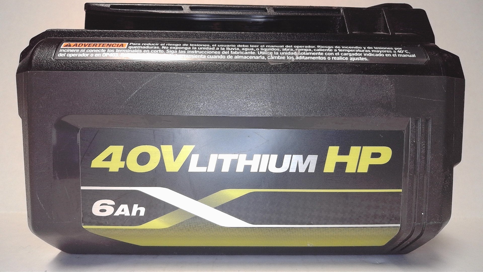 Ryobi OP40602 40V Lithium-ion 6.0 Ah High Capacity Battery (7197332472046)